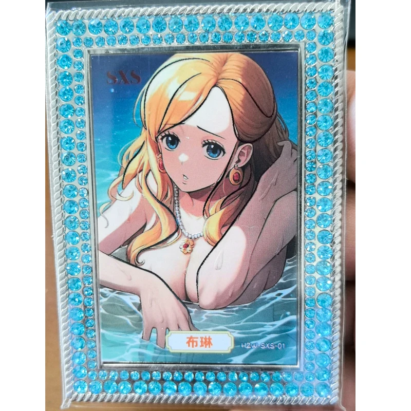 Anime One Piece with Diamonds Card Hancock Nami Uta Shirahoshi Perona Nico Robin Karty kolekcjonerskie Prezenty urodzinowe Zabawka dla dzieci