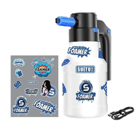 1.5L Electric Snow Foam Sprayer Car Wash Spray Bottle USB Rechargeable Lance Watering Can for Car Window Cleaning