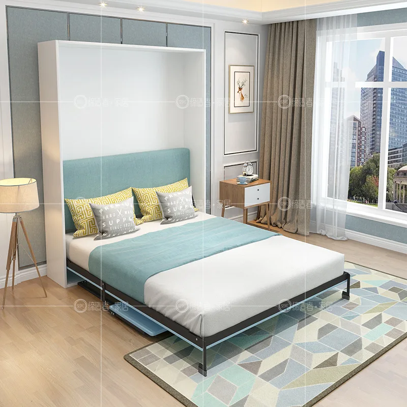 سرير غير مرئي، ملحقات أجهزة مكتبية مدمجة، سرير جداري قابل للطي، سرير مخفي متعدد الوظائف، ميرفي جانبي إيجابي