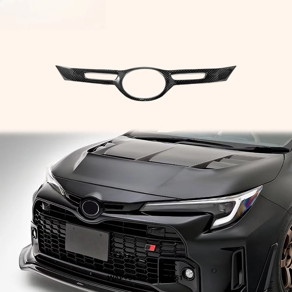

For 23-25 GR Corolla 5Dr Dry Carbon OE Style Front Center Grille Cover