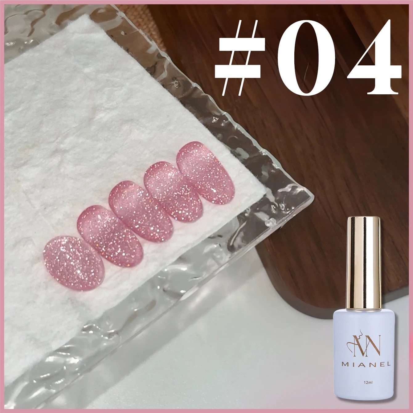 MIANEL 12ML 1-12pcs ฤดูร้อนเล็บน่ารักสไตล์ Broken Star Stone Glitter เจลเล็บ 2025 ใหม่แฟลชหักเพชรเล็บ