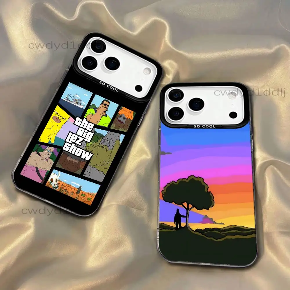 

The B-Big Lez Show For iPhone 17,16,15,14,13,12,X,8,Pro,Max,Plus,SE4,Air,Mini Black IMD Matte Case