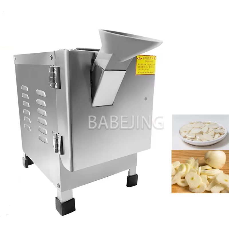 ベイブジン新型小型ニンニクスライサー全自動野菜カッティングマシン電動ニンニクカッティングマシン