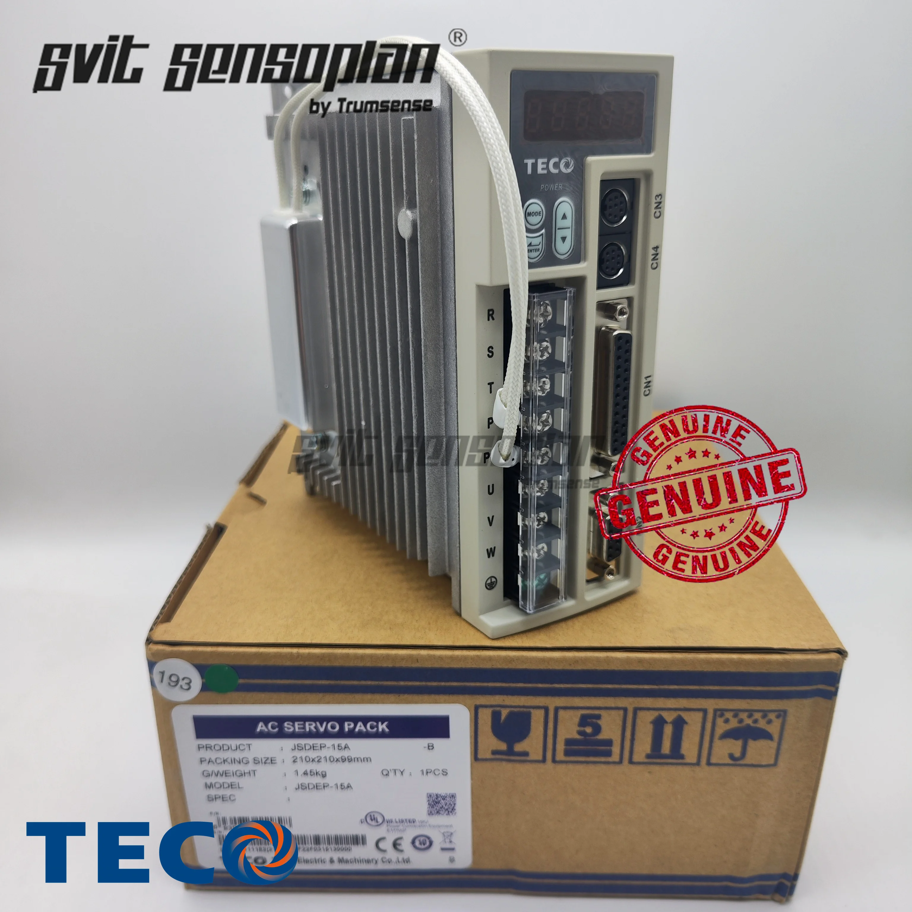 محرك مؤازر TECO-Servo, Match va KW, بمحركين من نوع أصلي W, AC ro V