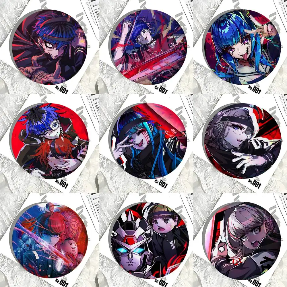 Game The Hundred Line-Last Defense Academy Round Badge Creative Brooch Clothing Backpack Accessories Lapel Pin