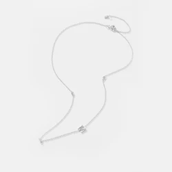 VEWANT 925 Sterling Silver Letters Zircon CZ Pendant Classic Long Chain Necklace Luxury 2024 Fine Luxury Birthday Gift Jewelry
