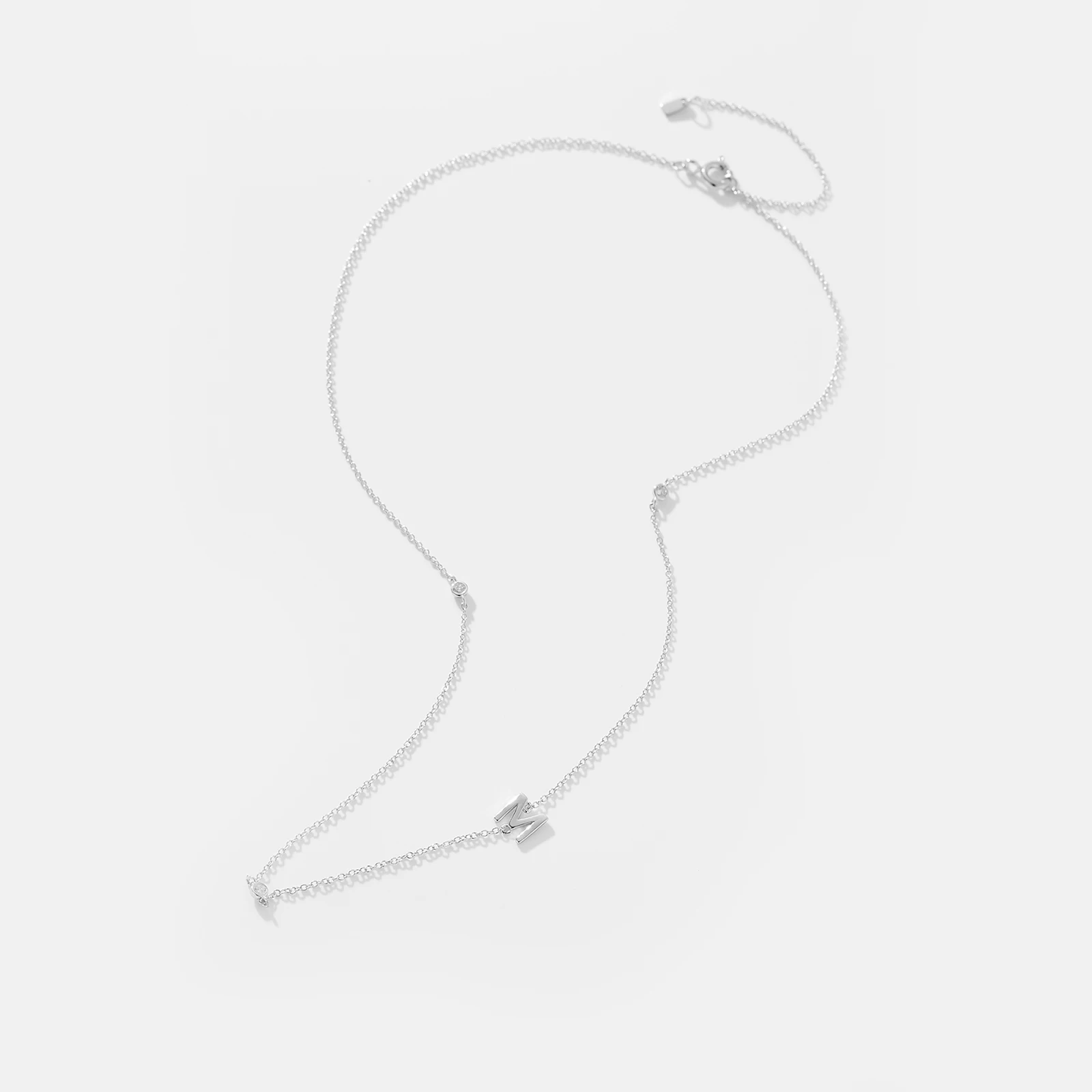VEWANT 925 Sterling Silver Letters Zircon CZ Pendant Classic Long Chain Necklace Luxury 2024 Fine Luxury Birthday Gift Jewelry