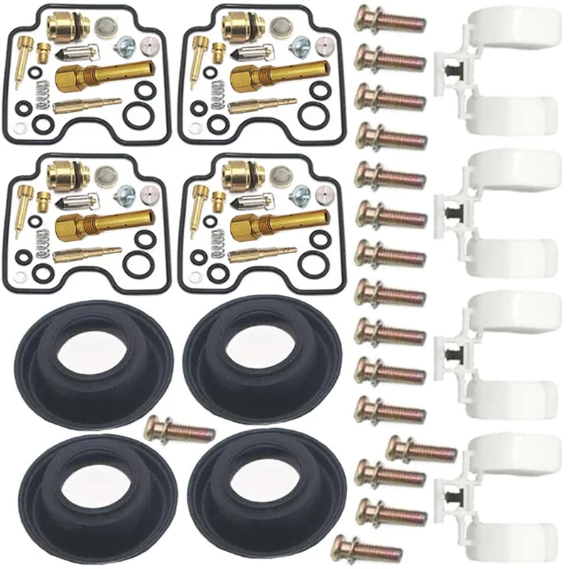 Para suzuki gsx gsx750 f 1998-2006 katana 750 750f kit de reparo do carburador da motocicleta sistema combustível flutuador êmbolo diafragma