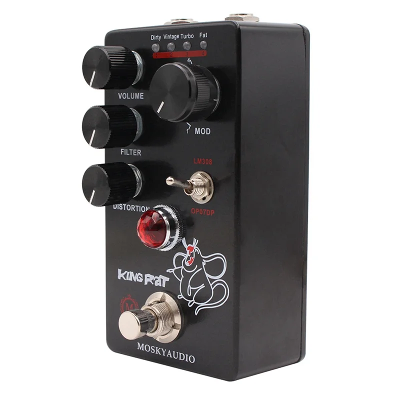 RAT Guitar Effects Pedal Distortion True Bypass Circuit Guitar Processor Accessories-AA85 view 4