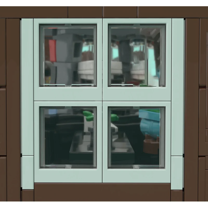 وحدات بناء المدينة نموذج Moc اللبنات مقهى مثمنة نموذج التكنولوجيا الطوب لتقوم بها بنفسك تجميع عطلة مجموعة ألعاب الهدايا #5