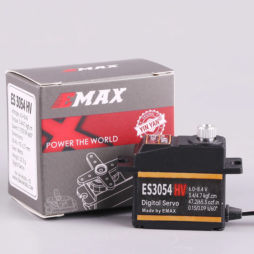 EMAX ES3054HV High Voltage Metal Gear Digital Servo 6V 8.4V - All-Purpose High Performance for RC Airplane