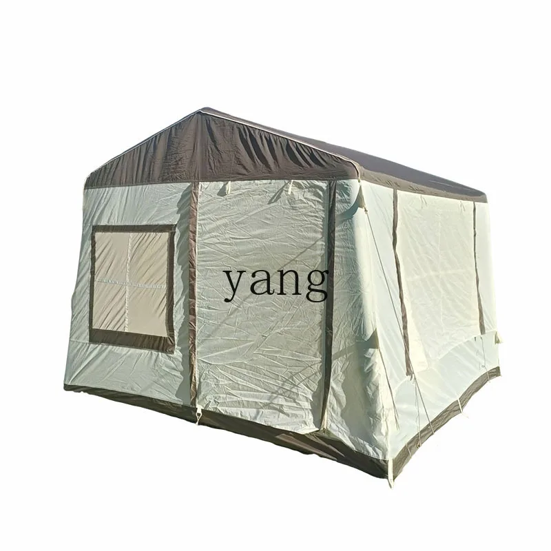 LH Inflatable tent Outdoor shade Rainproof family camping tent Portable large space