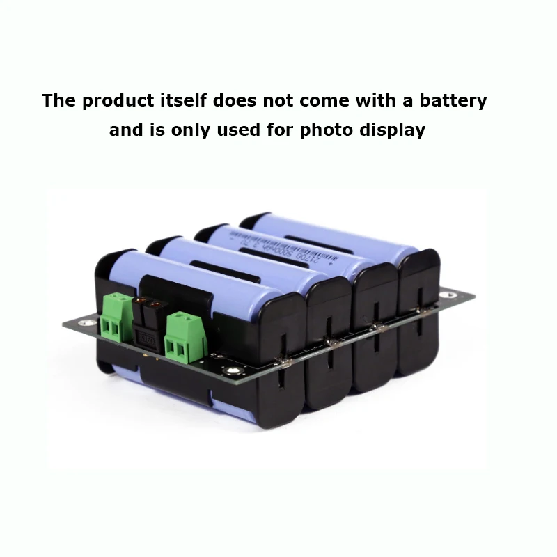 21700 Storage Box 16.8V Power Wall 21700 Battery Holder 21700 Power Bank Case 4S BMS Lithium Battery Balancer 60A 120A for Ebike