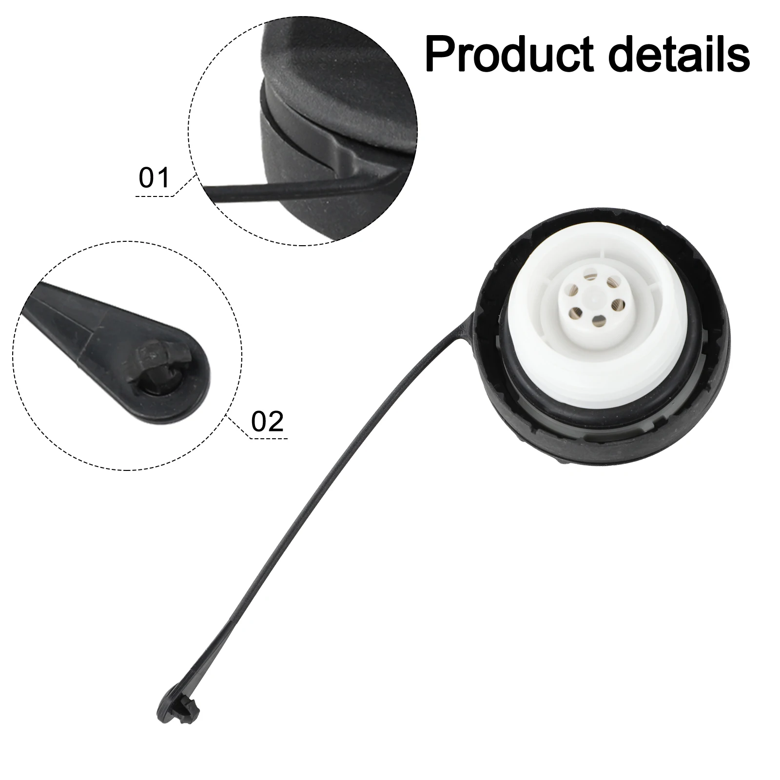 

Alto Fuel Cap Car Petrol Cap Easy Installation Fits Various Models Plastic Material Replacement Oil Filler Cover Auto Accessory