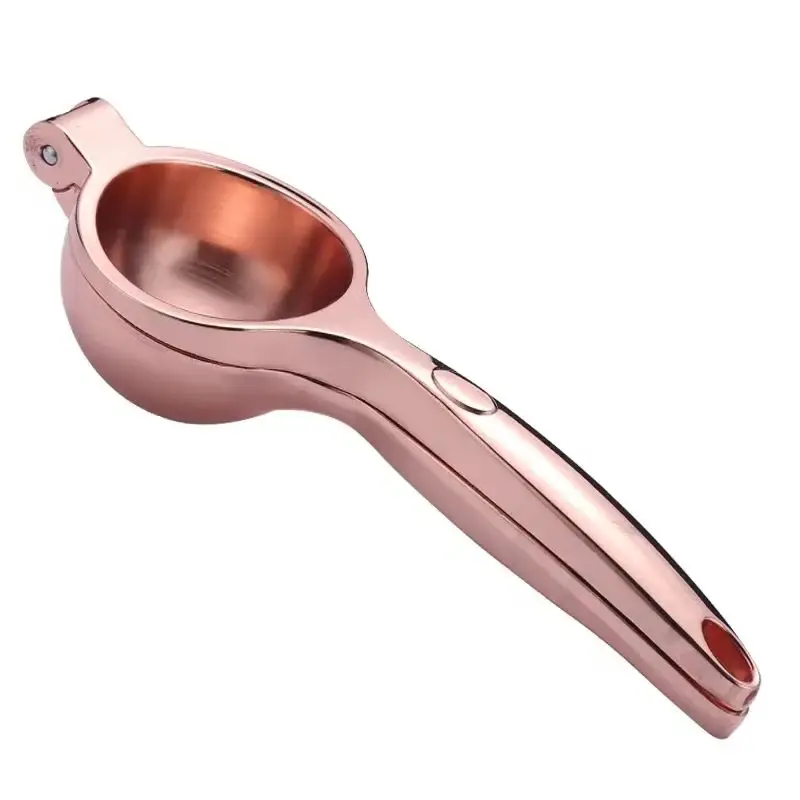 Portable Manual Juicer Machine - New Pomegranate Juicer Watermelon Lemon Squeezer Kitchen Juice Extractor with Lemon Clip Rose