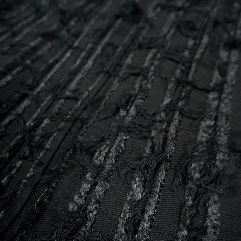 

Ручная работа, резка цветов, трехмерная грубая кромка, трансформация, стираная одежда, джинсовая ткань, потрепанные тяжелые работники