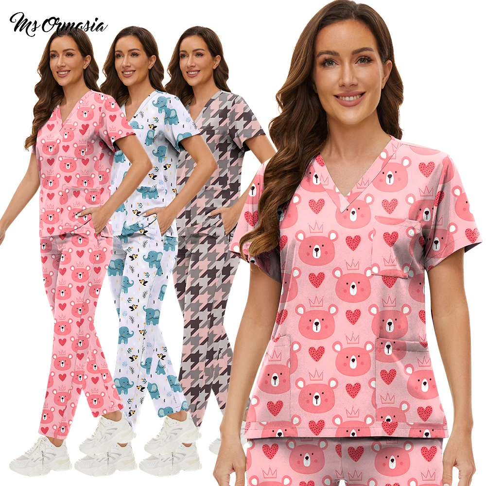 

Hospital Doctor Nurse Accessories Surgical Clothes Medical Uniforms Women Scrubs Sets Dental Clinic Work Clothes Beauty Workwear