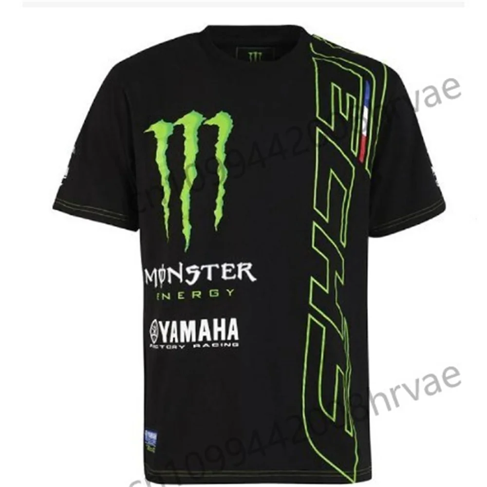 2026 new Yamaha racing suit, motorcycle off-road T-shirt, breathable, quick-drying short-sleeved sports top.