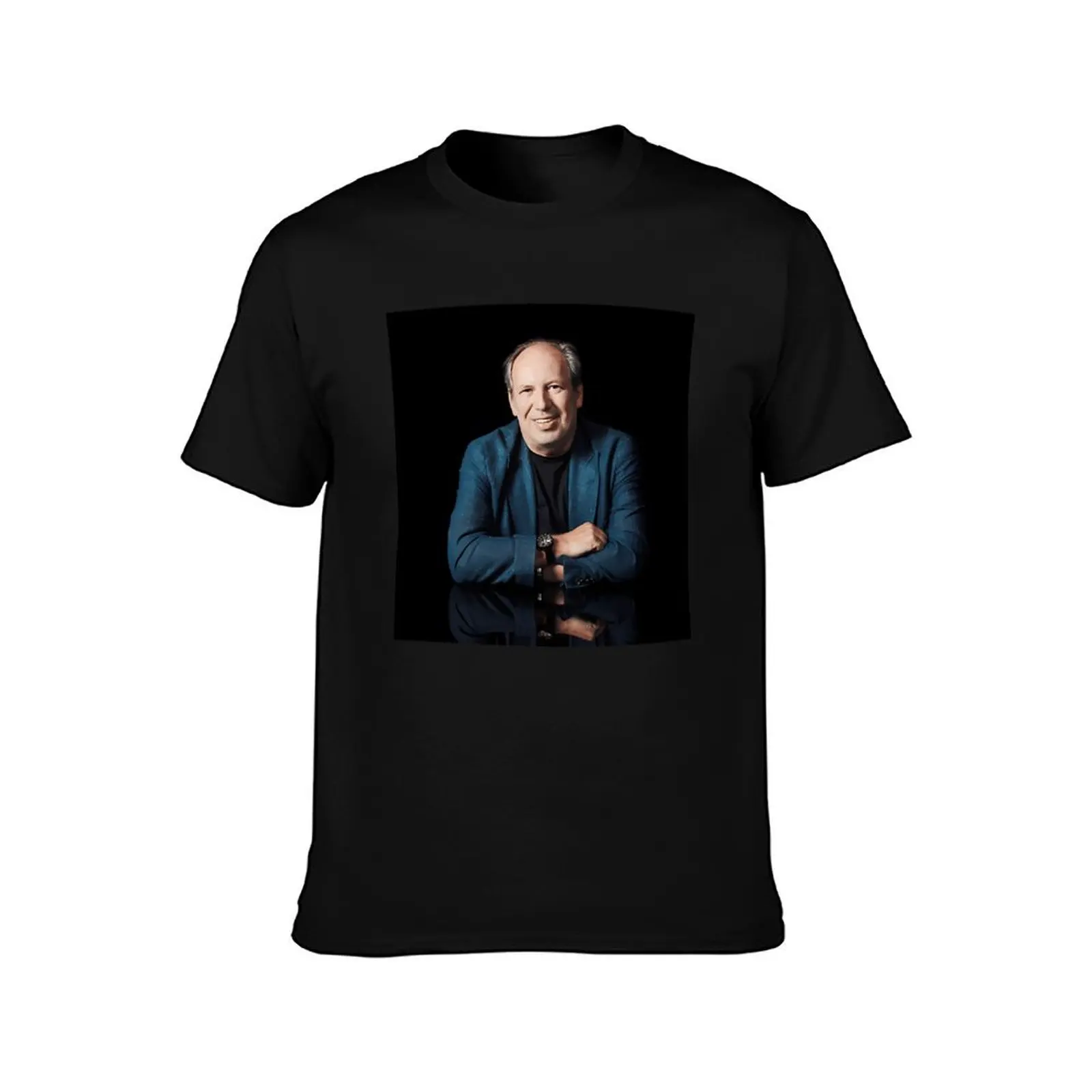 Hans Zimmer Photo T-Shirt Plus Size Summer Casual T-Shirt