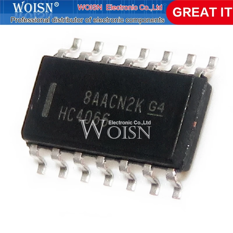 10PCS Chipset SN74HC4066DR SN74HC4066 74HC4066 SOP-16