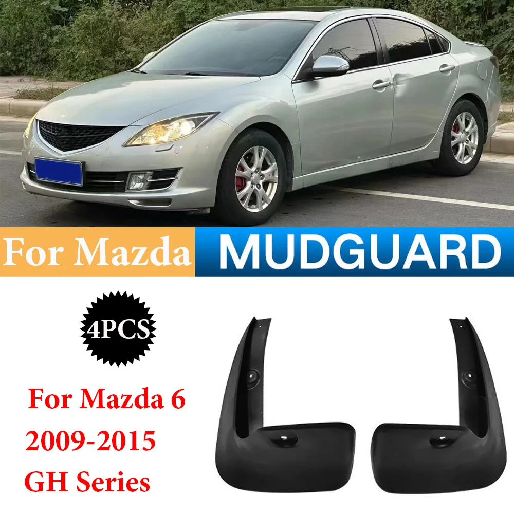 High quality For Mazda 6 2009-2015 GH Series Car Mudguard anti-splash Front Wheel Fender Accessories 2010 2011 2012 2013 2014