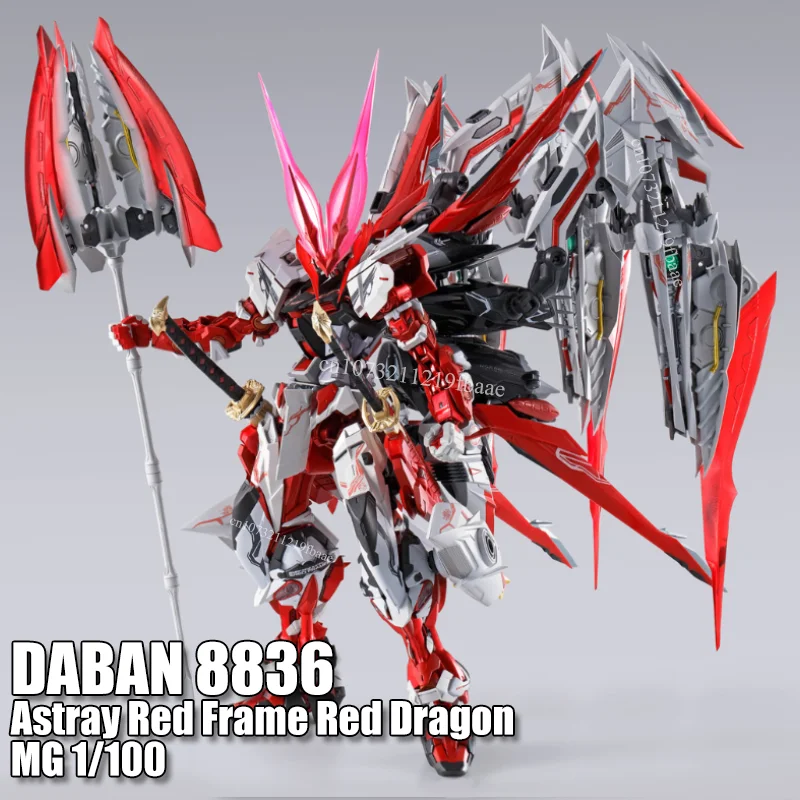 

В наличии DABAN 8836 Astray Red Frame Red Dragon MG 1/100 MB MBF-P02 Металлическая игрушка в сборе Модель Комплект Фигурки Подарки
