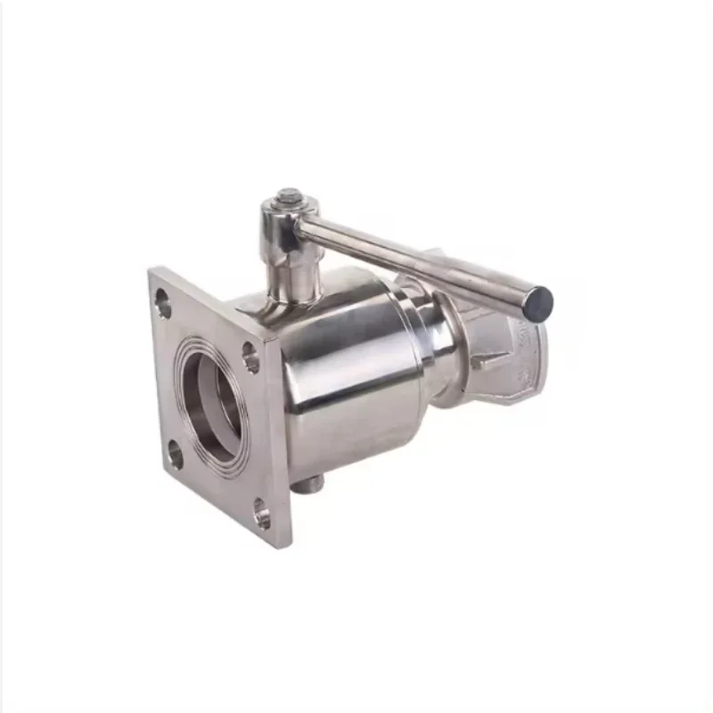 

For Direct Sells Intelligent Type Sanitary Stainless Steel Flange Wine Direct Ball Valve