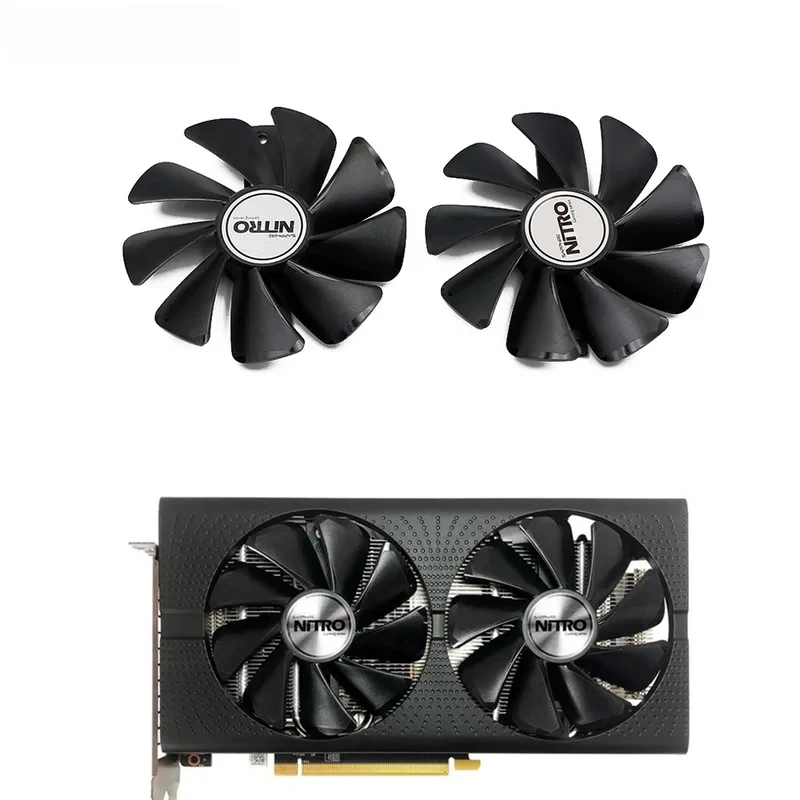 95MM 4Pin GPU Cooling Fan CF1015H12D DC12V 0.42A For Sapphire RX470 RX480 RX570 RX580 Graphics Video Card