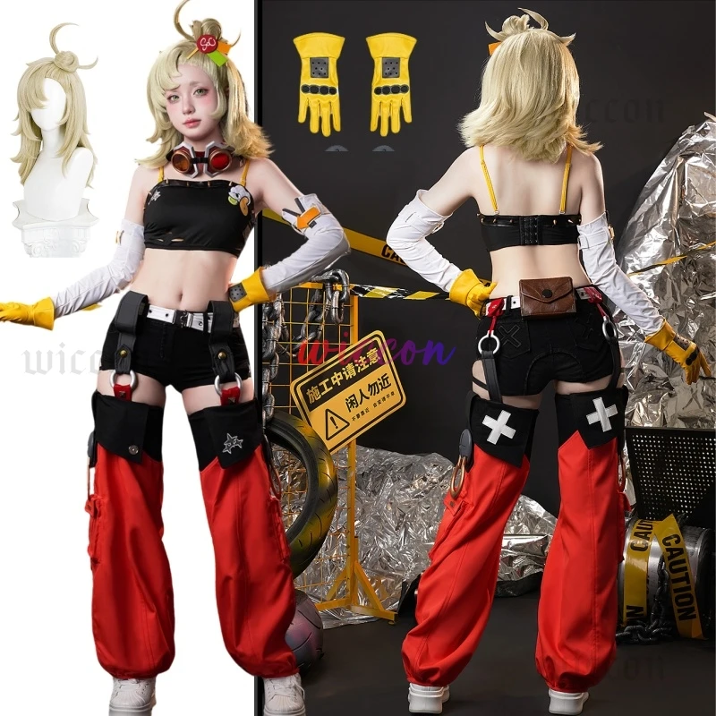 Game Zenless Zone Zero Cosplay Piper Wheel Cosplay Costume Women Costume Wig Sons of Calydon Piper Cosplay Sexy Uniform IN Stock