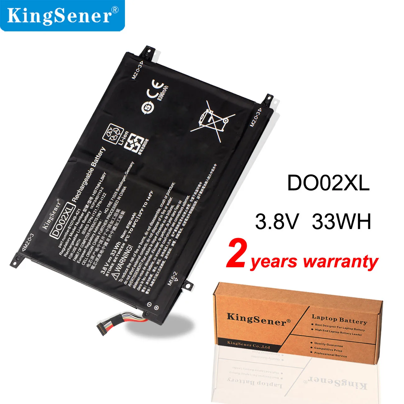 Kingsener DO02XL Laptop Battery for HP Pavilion x2 10 tablet 10-N100 10-N121TU 10-N122TU HSTNN-LB6Y TPN-I121 TPN-I122 810985-005