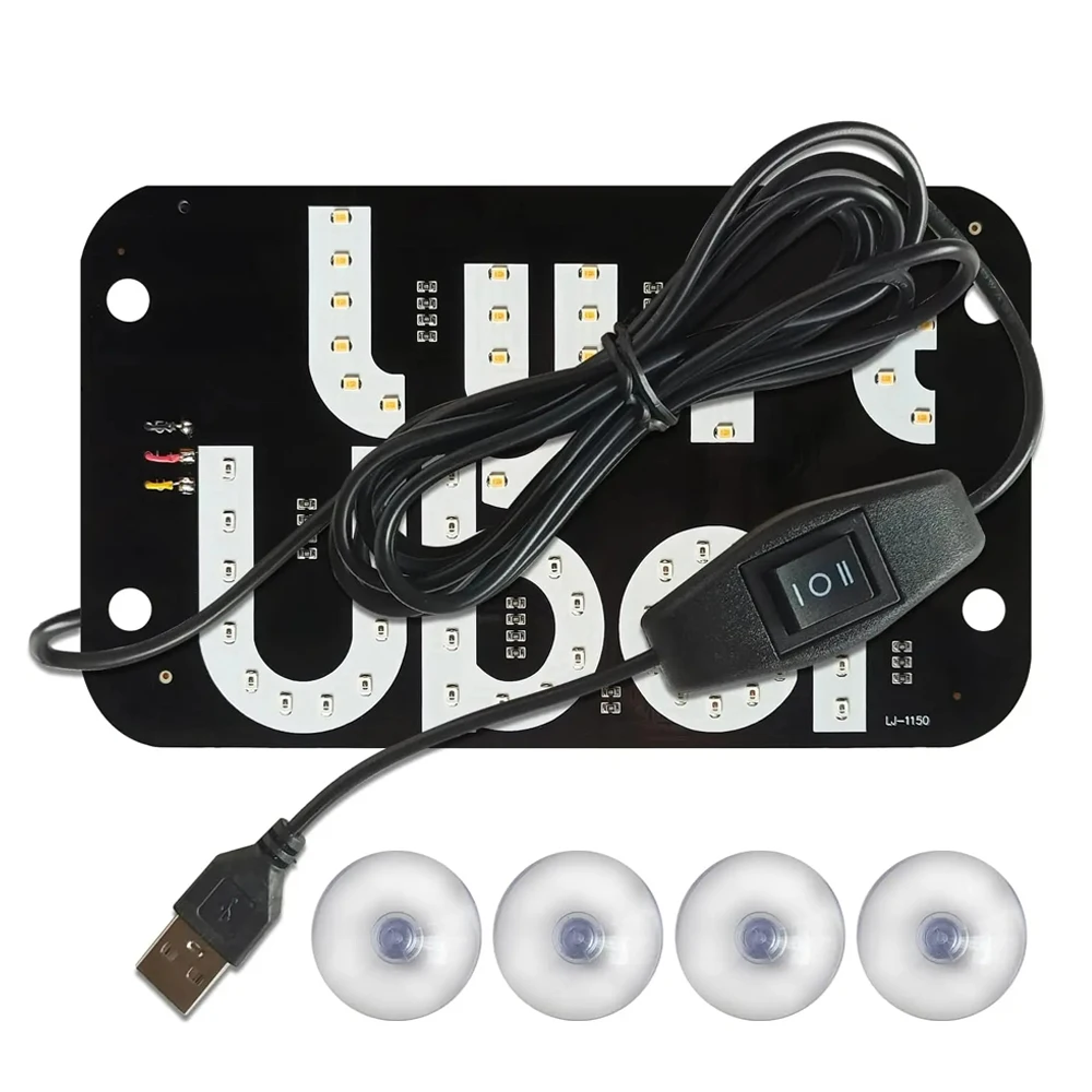 

Taxi Sign Light for Windshield USB Connector Fit for Uber/Lyft