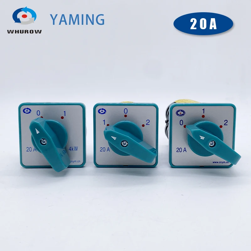 HZ5-20/4 L01 M04 M07 Interruptor de combinação Contato prateado 20A Interruptor de transferência reversa direta e reversa