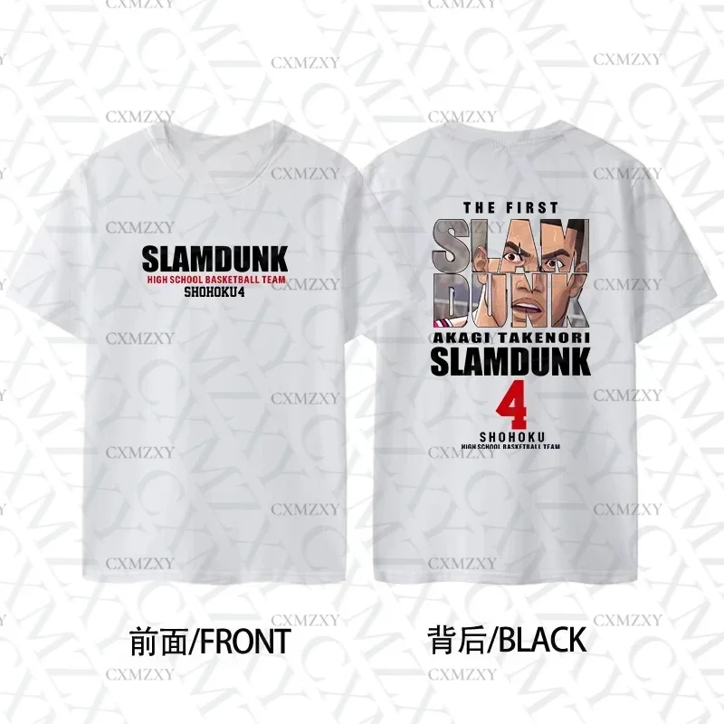 

Slam Dunk 2025 Anime Japanese Harajuku Graphic T-Shirt Printed T-Shirt Men's and Women's T Shirt
