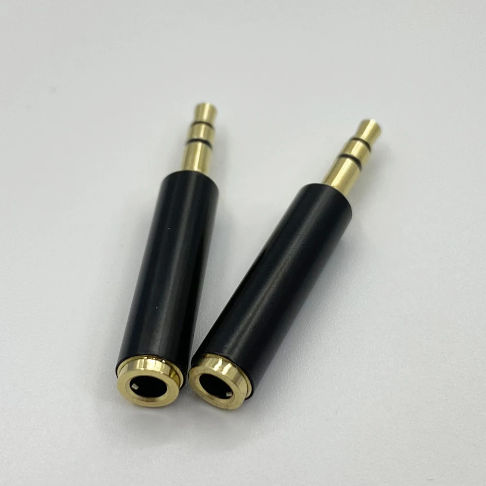 2 sztuk pozłacane 3.5mm 3 polak TRS wtyk męski na 3.5mm Jack 4 polak TRRS kobieta Stereo złącze Audio Mic przedłużacz kabel konwertera