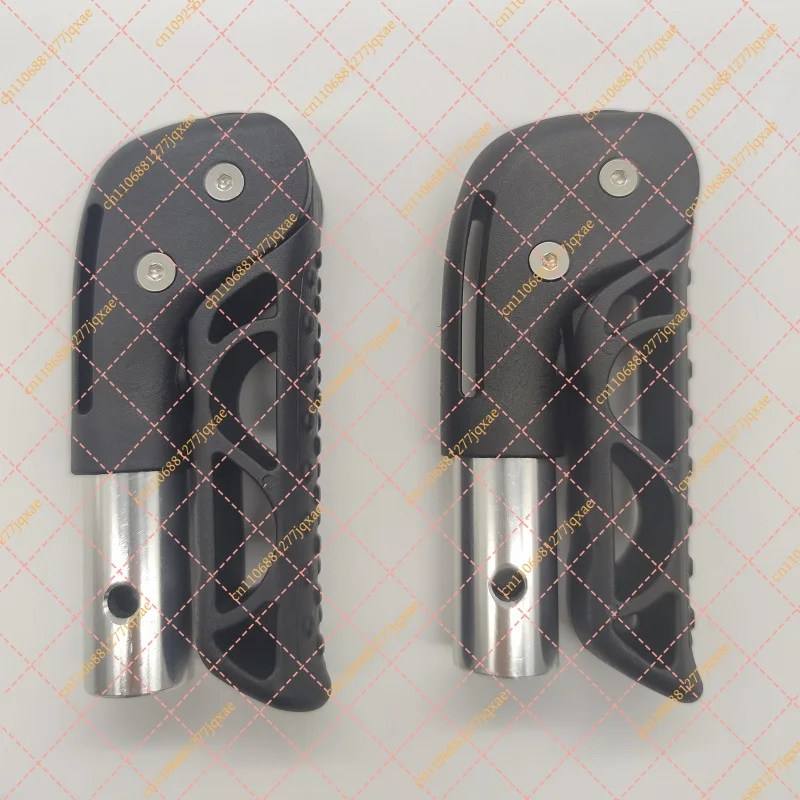 Folding Plastic Handle with Button Structure for Sports Wheelchair