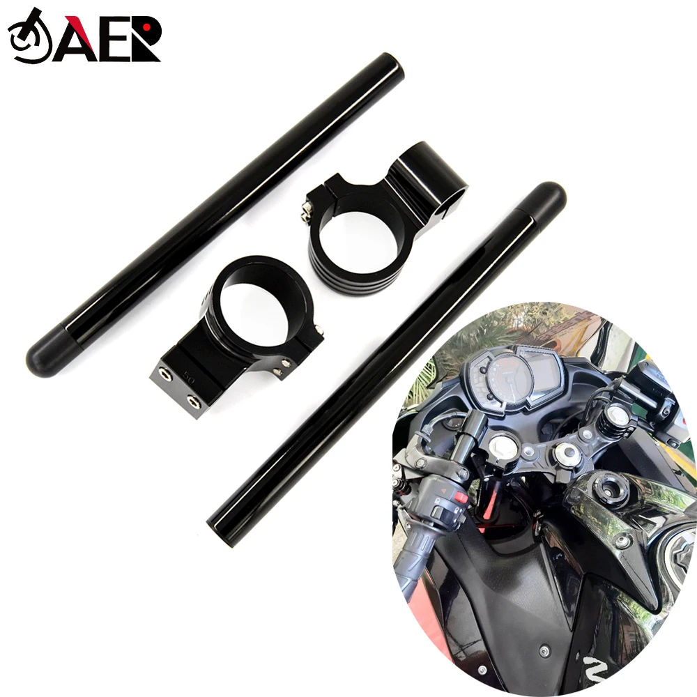 For Yamaha YZF R3 2015-2022 Riser Raised Higher Clipon Clip on Adjustable Handlebar Handle Bar Fork Clamp