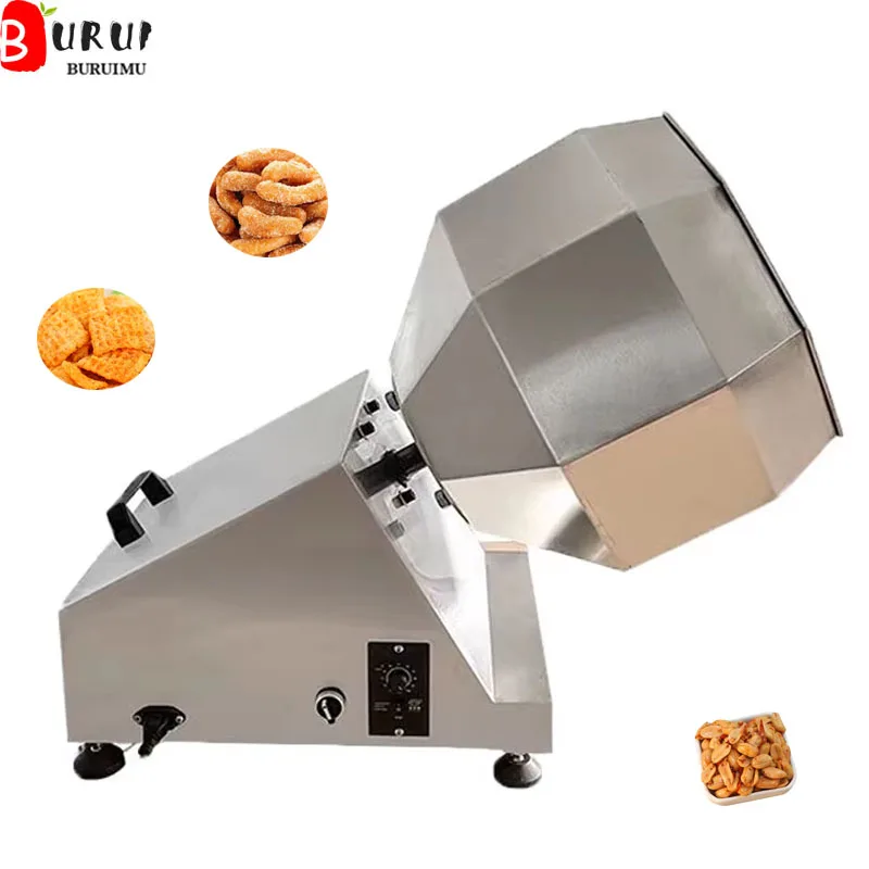 Seasoning Octagon Mixer Snack Food Seasoning Machine