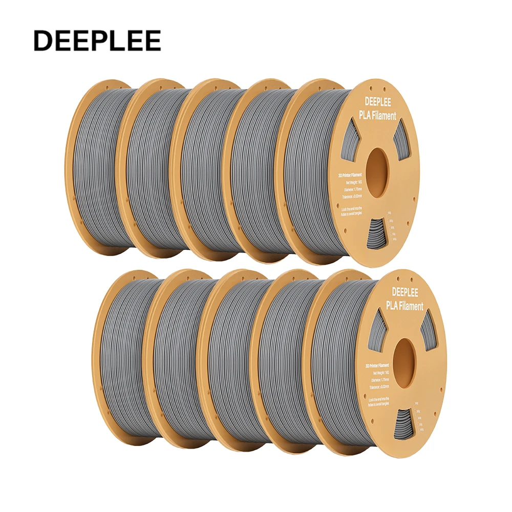 DEEPLEE 5/10KG PLA Filament 1.75mm Levendige Kleuren FDM 3D Printer Verbruiksartikelen Lage Klosvorming, Hoge Precisie Deeplee filament