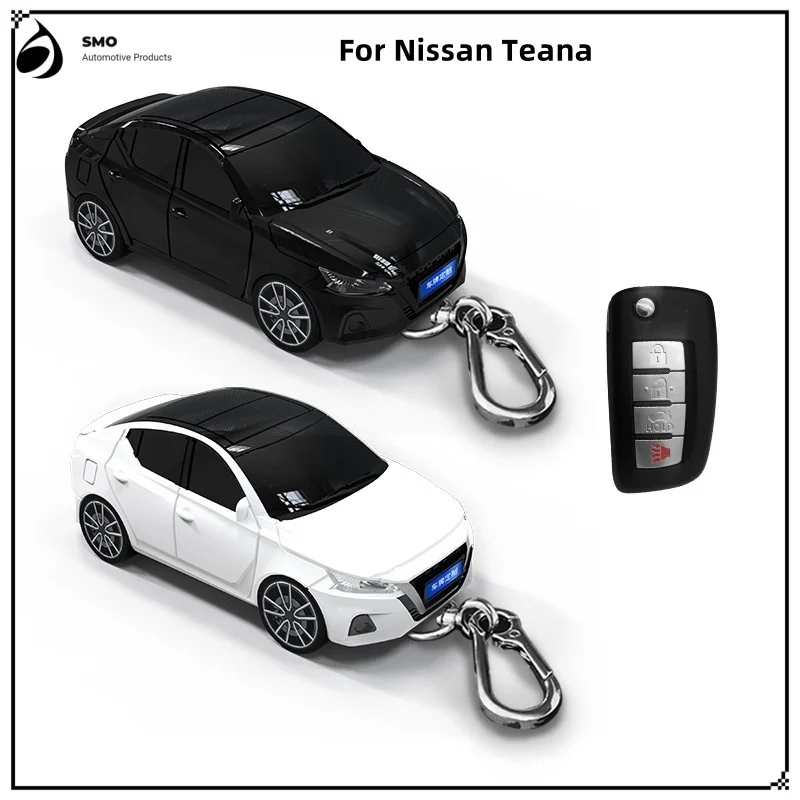 

For Nissan Teana Key Cover with Lights Car Keyfob Car Model Key Protector Auto Accessories Creative Personalized Gifts New