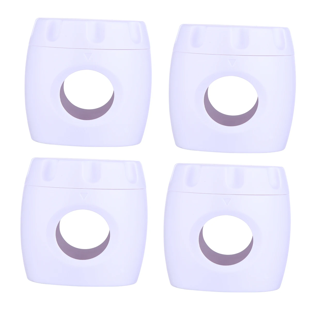 4 Pcs Explosion-proof Door Lock Knob Childproof Front Abs Material Cover