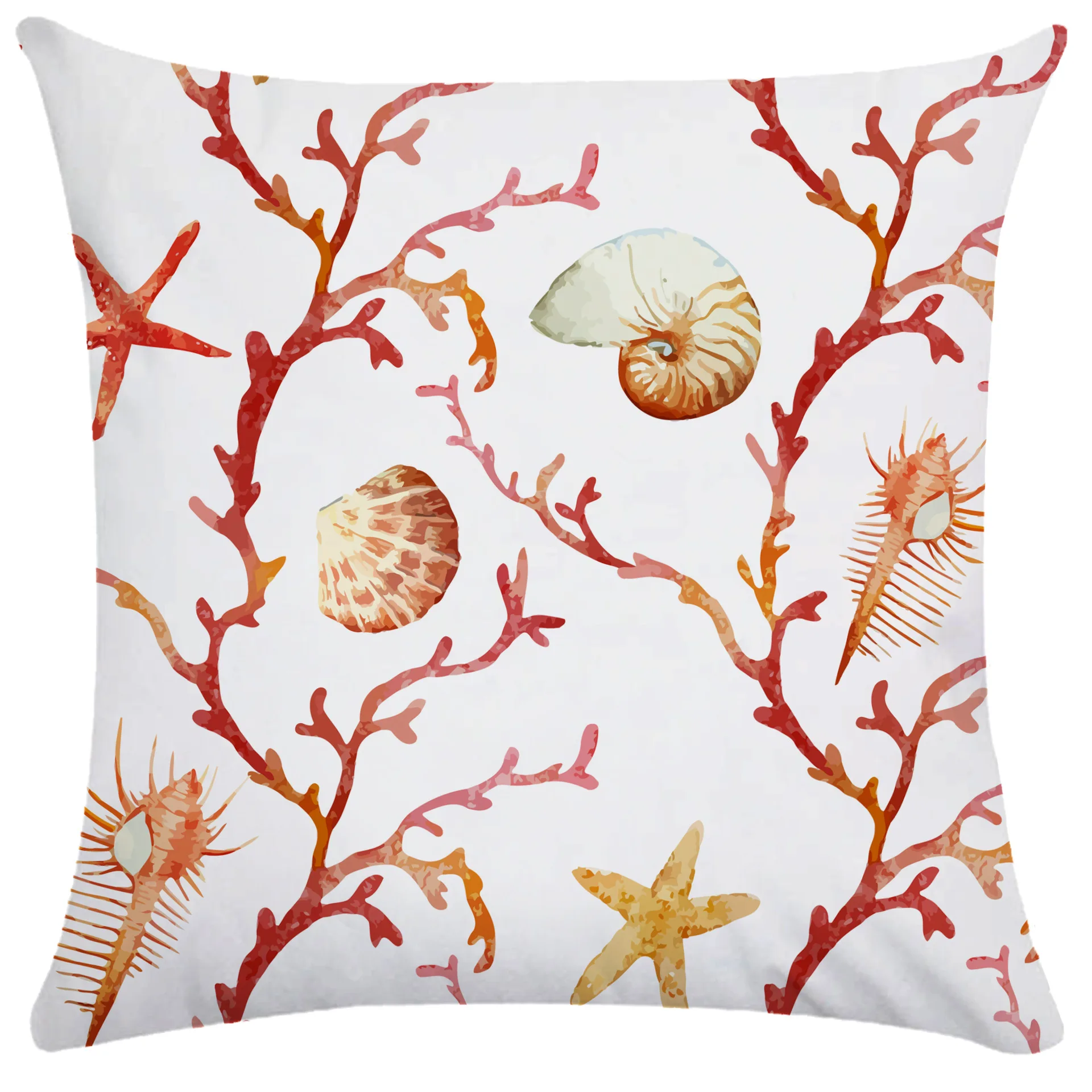 Pillowcase Living Room Sofa Home Decor  Cushion Cover Ocean Starfish Shell