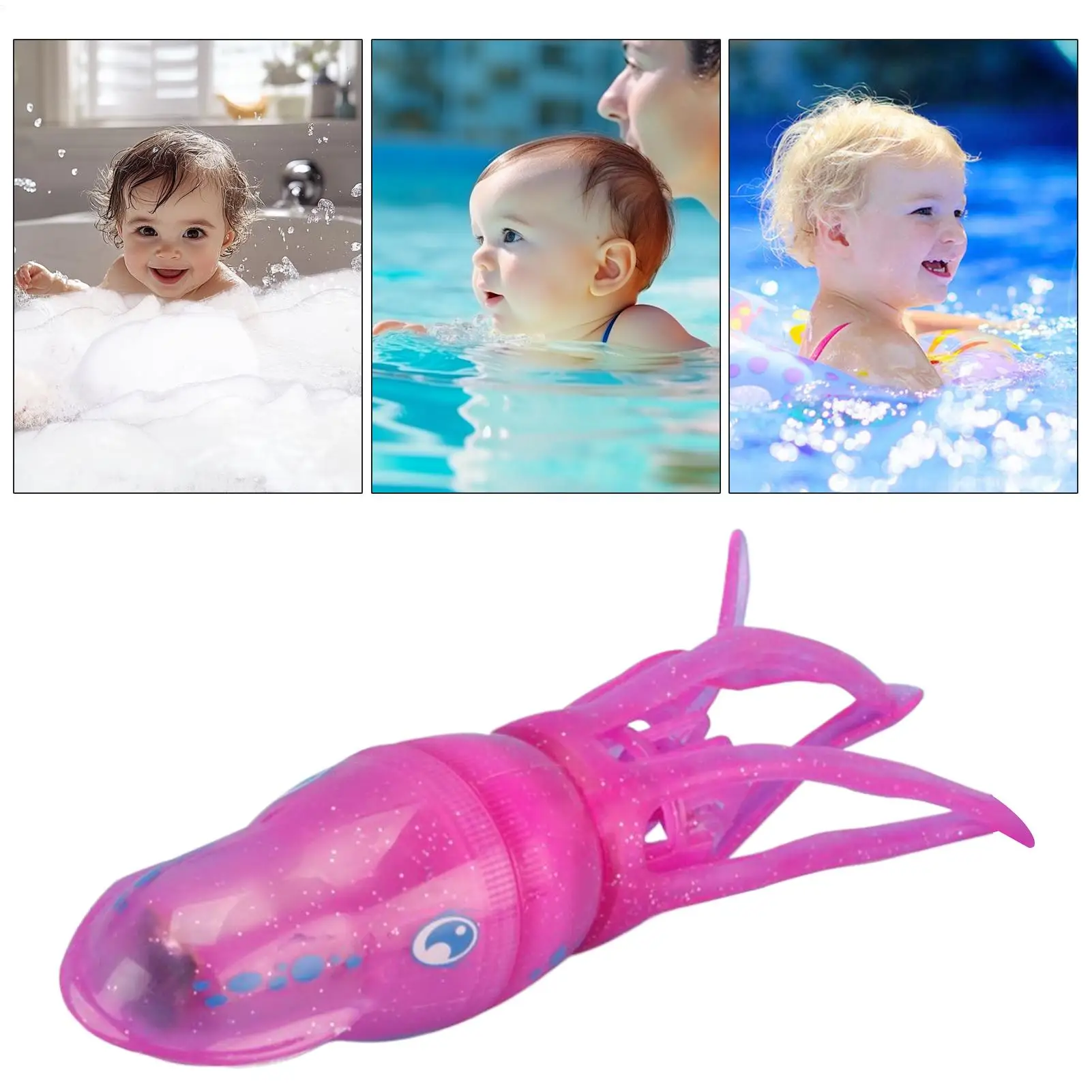 Jouets de bain pour enfants, jouets de poisson flottants automatiques pour enfants, jeu d'apprentissage précoce, jeu d'eau interactif pour baignoire d'âge préscolaire