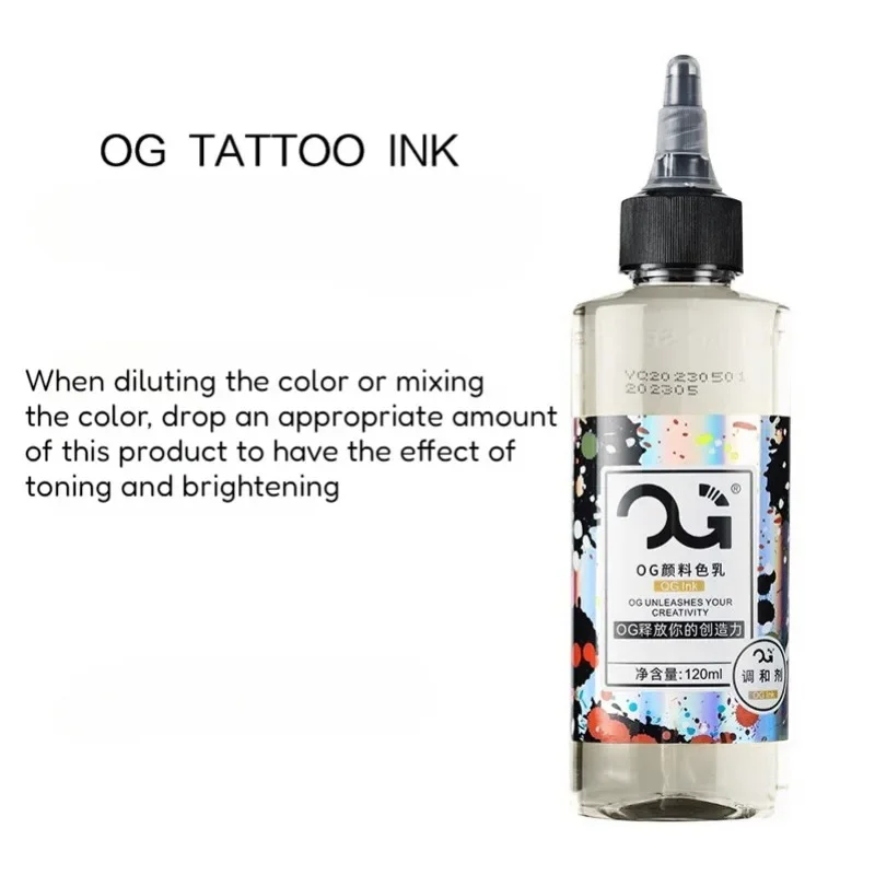 

200ml8oZ Color Mixture Tattoo Ink Diluent Tattoo Pigment Professional Color Matching Accessory Tool Tattoo Artist Recommendation