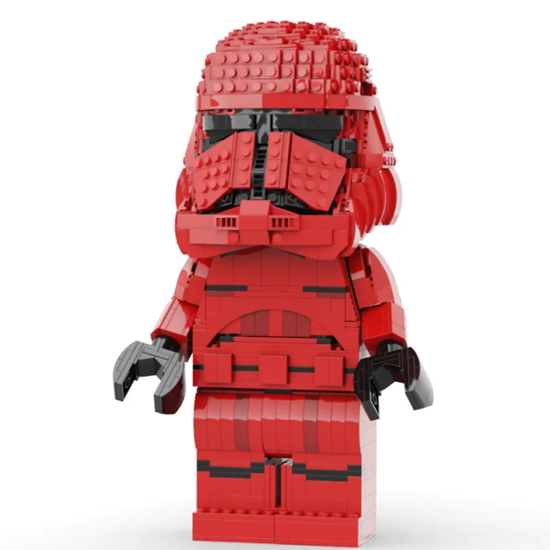 554pcs MOC Star Battle Maxifigure stand Sith Trooper helmet Model toys Building blocks Construction Christmas gift Kids Brick