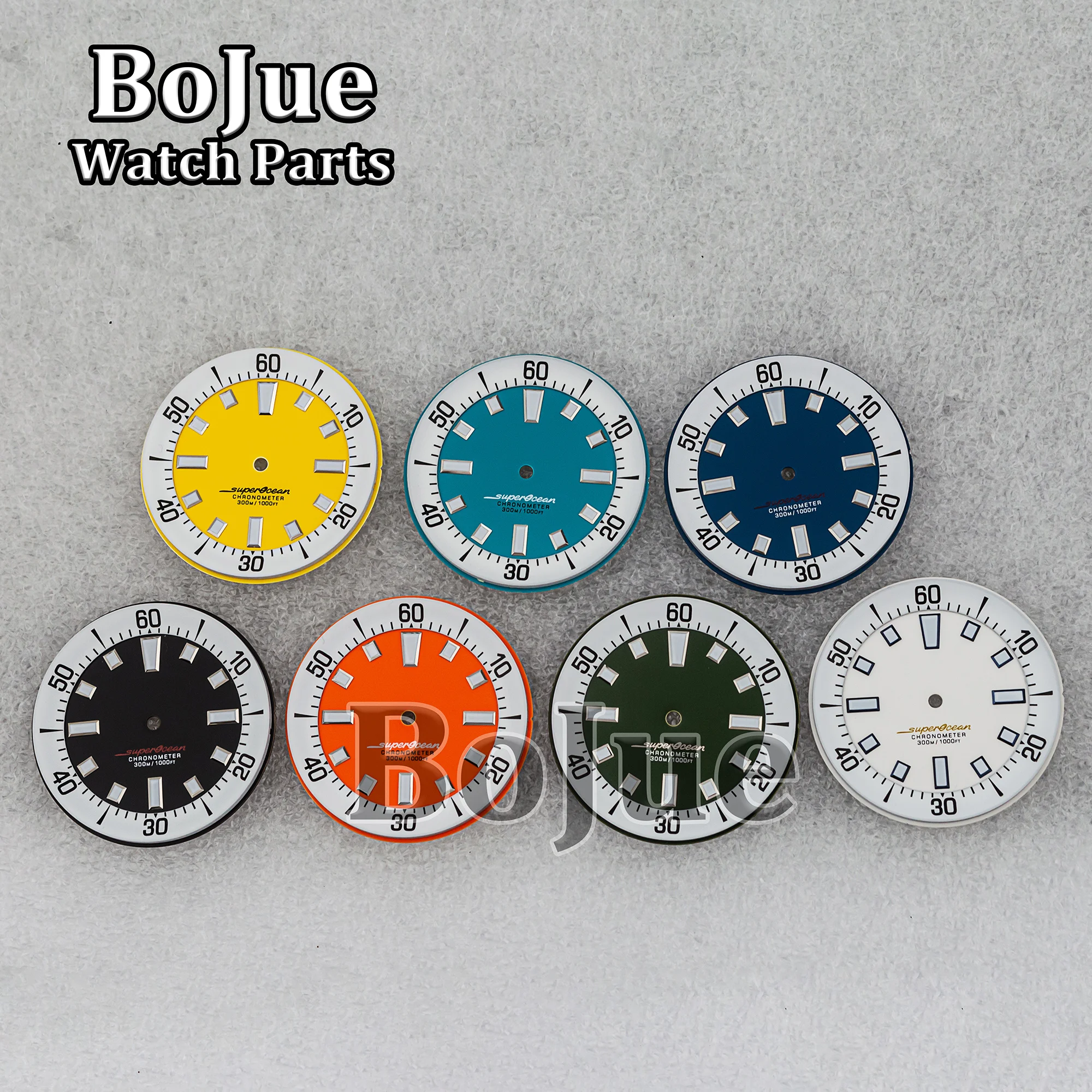 NH35 Case Dial for SUPEROCEAN 200m Waterproof Dive Watch Stainless Steel Sapphire Glass for NH35 NH36 Movement Watch Accessories