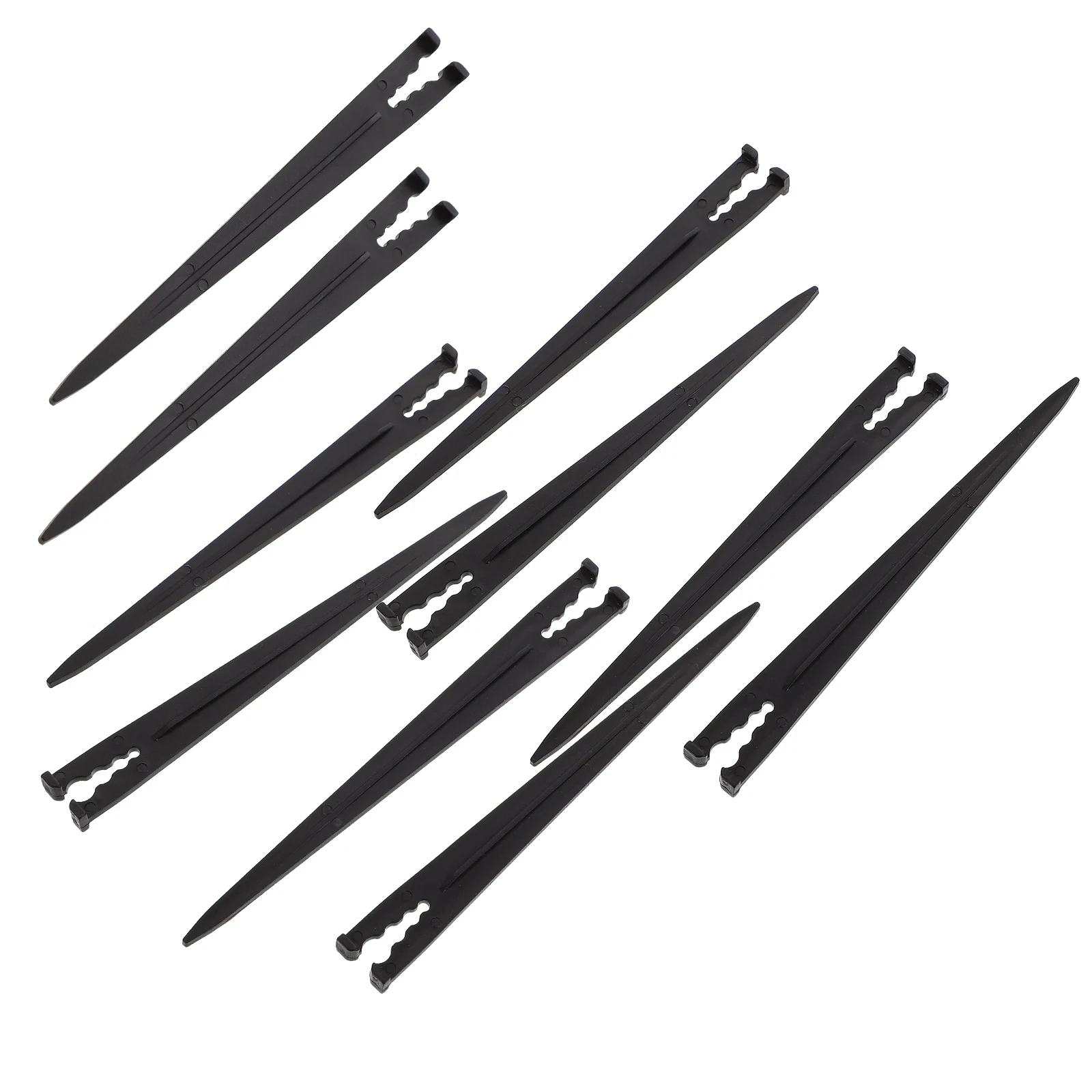 

100pcs Garden Stakes Drip Irrigation Accessories Premium Plastic Strong Practical Ground Nail Hose Spike Fixing Tools Gardening