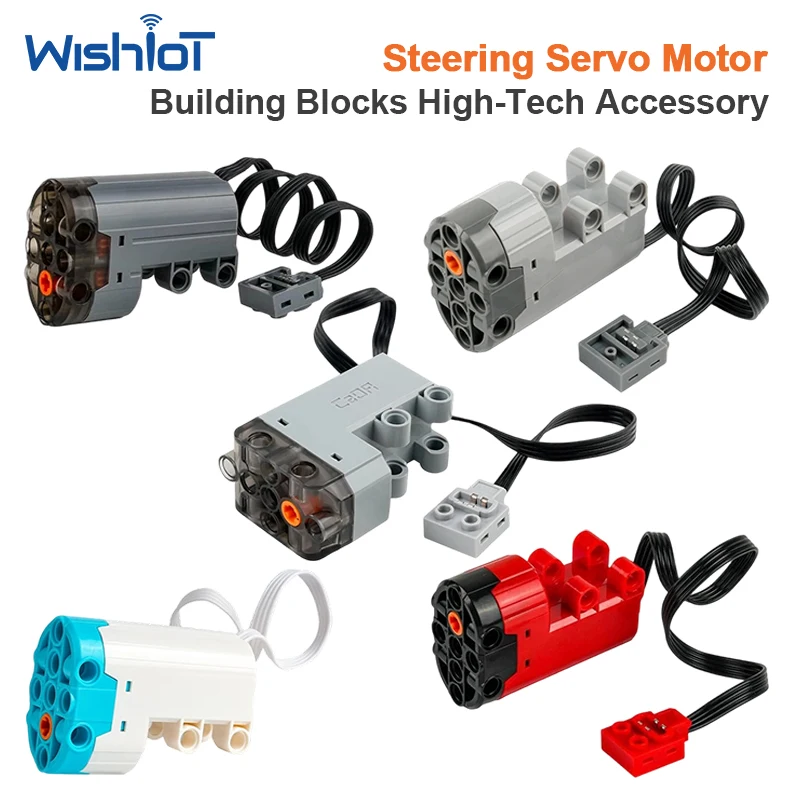 Servo Motor Building Blocks Set High-Tech Part Technical Parts Power Functions PF Bricks DIY Toy