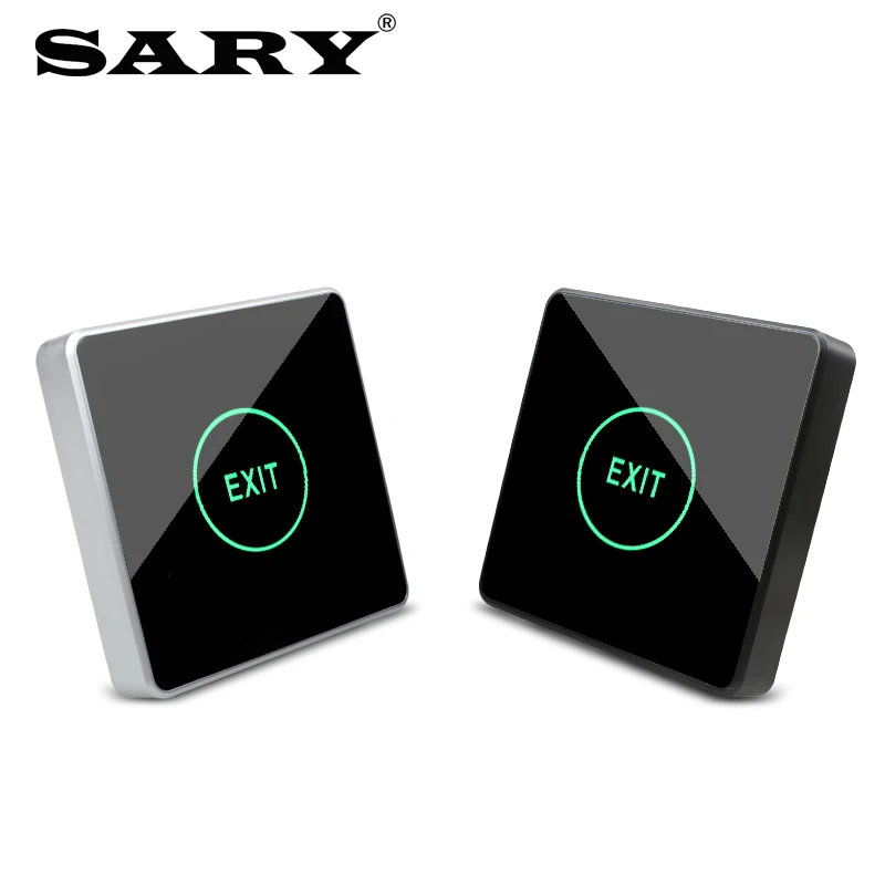 Touch type access control switch panel LED backlight button access control system accessories