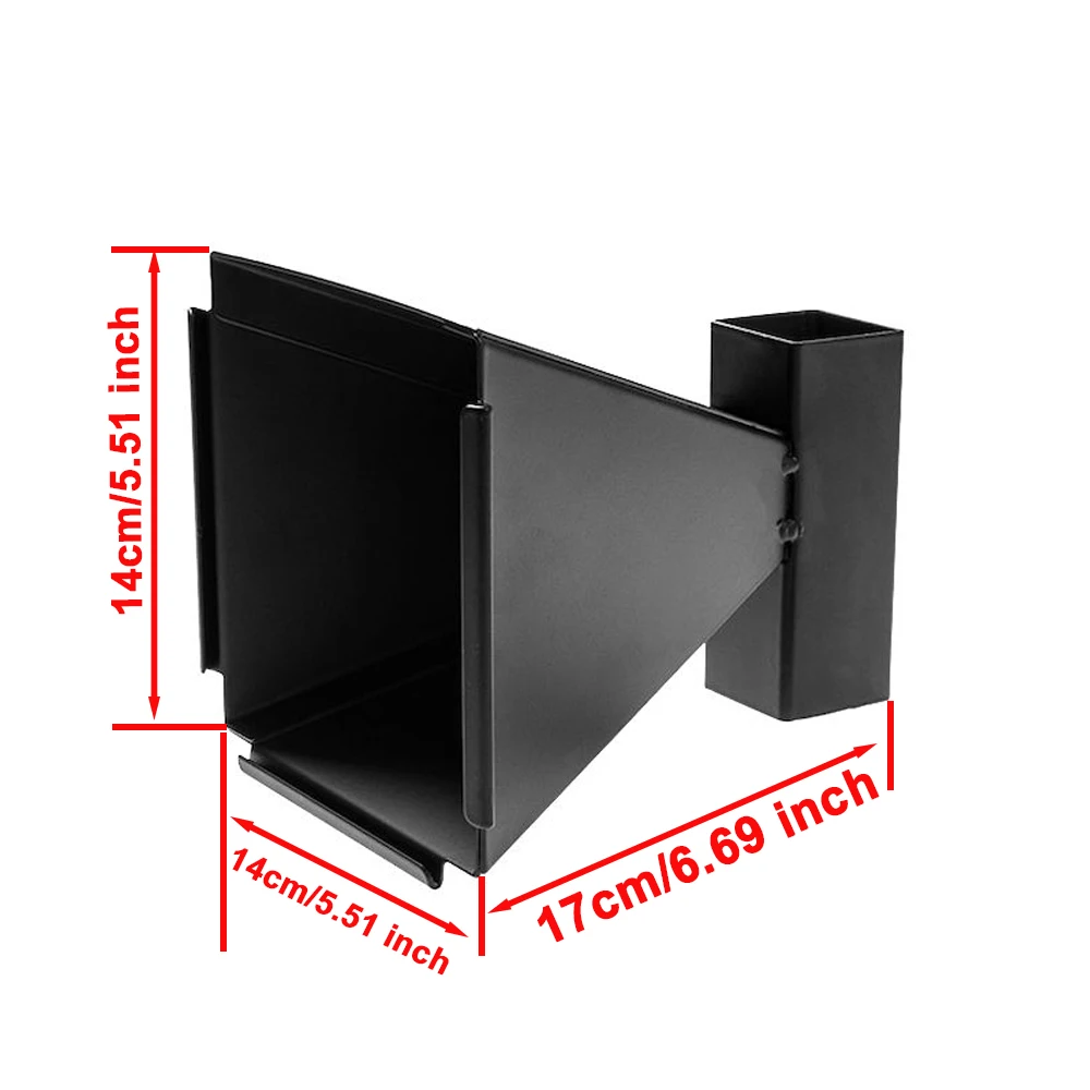 14×14×17cm-漏斗型射撃練習用ターゲットボックス-スリングショット用ターゲットペーパー（20枚入り）