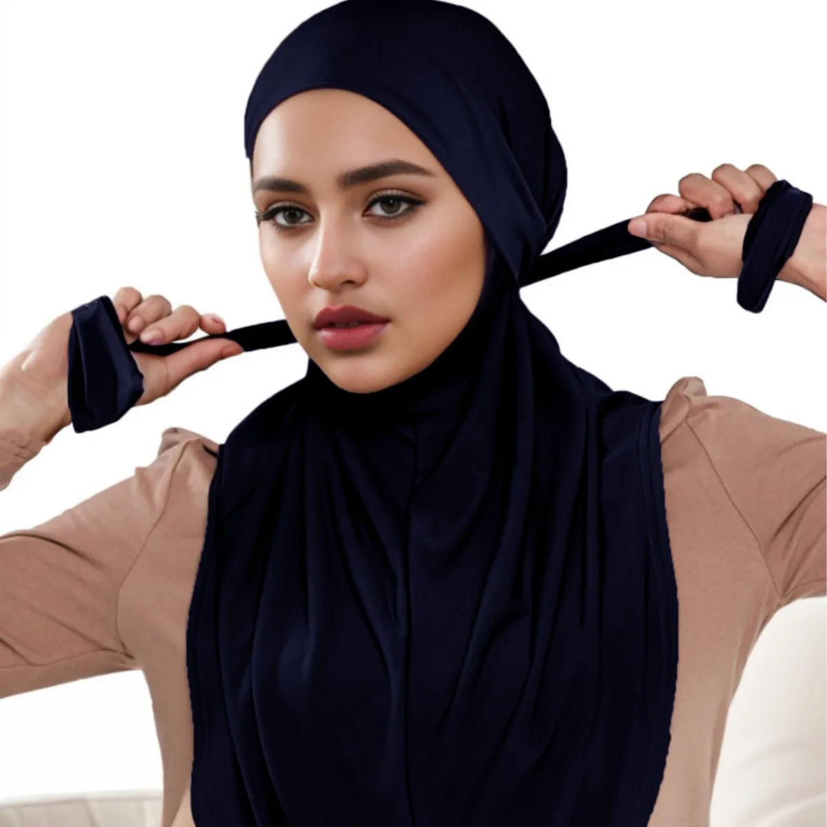 New Instant Hijab Bonnet Hijab donna musulmana velo Femme cappello donna musulmana moda Hijab Undercap foulard Headwraps per le donne